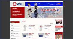Desktop Screenshot of obchod-svk.sk